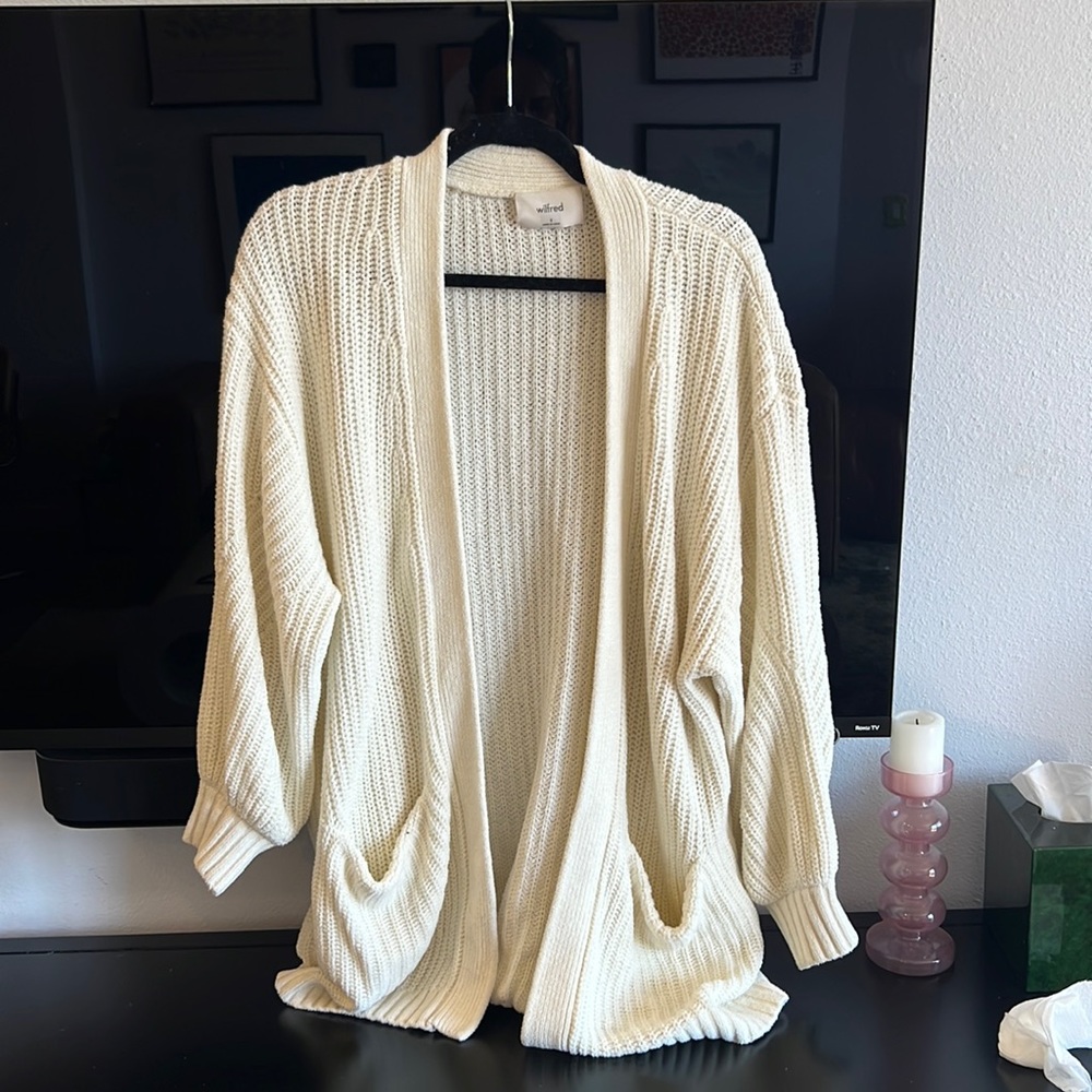 Aritzia Wilfred Free Cable Jumper